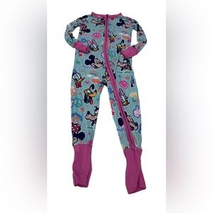 Little Sleepies And Disney  Mickey And Friends Zippy One Piece Size 12-18 Month